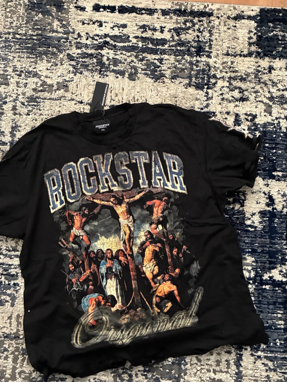 Rockstar Graphic Short Sleeve Tee - Black
